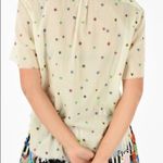 FOR THE REPUBLIC ✨Frayed collar dot button down top✨ Photo 2