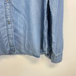 Kate Hill  Denim Chambray Button Down Top Photo 4