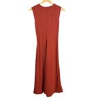 Patagonia Dress Orange Quick Dry Twist Front V-Neck Maxi Travel Easy Care XS Photo 2