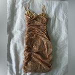 Hello Molly , champagne body con sequins mini dress Photo 2