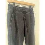 Outdoor Voices  Women Size S  100% Cotton Terry Thick Jogger Sweatpants Black Photo 5