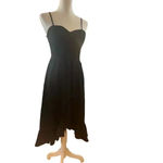 BAND OF THE FREE CORSET SPHAGHETTI STRAP DRESS SIZE XS Black Photo 1