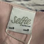 Selfie Leslie Belle Cut-Out Detail Frill Accent Dress Floral Print Photo 13