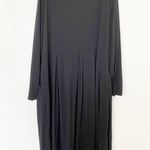 West Kei  Long Sleeve Knit Midi Dress Black Size 3X Photo 8
