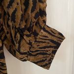 Ganni  Tiger Print Dress‎ NWT Size 34 Size US 2 Animal Print Mobwife Chic Viscose Photo 11