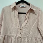 ZARA corduroy dusty pink dress Size Small Photo 3