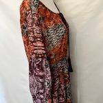 Earthbound Trading Boho Maxi Dress Sz L Festival Patchwork Indie Hippie Sheer Purple Size L Photo 5