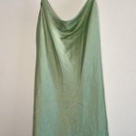 Alice + Olivia Harmony Chain Strap Seafoam Green Drapey Slip Dress NWT Size 8 Photo 4
