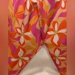 Pink Lily Floral Romper in Pink and Orange Sz Small Photo 1