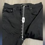 Denim Forum The Lola High Rise Skinny Crop Raw Hem Jeans Size 29 Black Photo 12