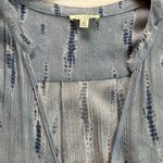 En Crème Baby Doll Mini Dress Small Blue Photo 6