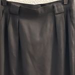 Talbots Linen Wool Blend Midi Black Skirt Size 12 Photo 1