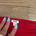 Garage  Red Long Sleeve Top Photo 1