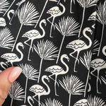Catherine Malandrino Black and White Flamingo Print Top Sleeveless Sz Sm Photo 7