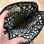 Vera Bradley  | Barcelona 2010 Black White Floral Quilted Pattern Crossbody Bag Photo 5