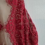 Luxxel Red Skater Lace Short Romper Sz M. 5017 Photo 2