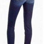 Point Sur dark wash high rise ankle skinny 26 stretchy mom jeans Blue Photo 1