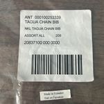 Anthropologie  Tauga Assorted Leather Tie Metal Chain Long Bib Necklace Photo 4