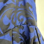 Monique Lhuillier Meet at Midnight Dress size 14 Strapless High Low Blue Black Photo 7