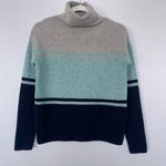 C&C California  Wool Blend Color Block Turtleneck Sweater • Sz XS Photo 0
