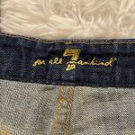 7 For All Mankind 7FAM Low Rise A Pink Pocket Jeans in Whisker Faded Blue Size 29 Photo 3