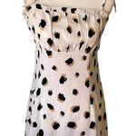 Princess Polly White With Black and Brown Polka Dot Pattern Sz 10 Photo 0