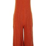 Free People NWT FP Beach Easy Living Sweater One-Piece in Terracotta Jumpsuit S Photo 6