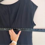 Rickie Freeman For Teri Jon Sz 4 100% Silk Animal Print Lightweight Lined Dress Black Photo 9