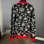 Adult Unisex Black Christmas Ugly Sweater Cool Reindeer Size L NWOT Size L Photo 3