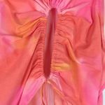 ASOS LUXE x MILLIE Ruched Mini Dress with Keyhole in Marble Print Size 12 EUC Photo 5