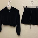 Paperoc Super Cute Set With Cropped Hoodie And Mini Skirt Photo 0