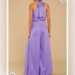 NWT S Deer Womens Sleeveless Halter Tied Jumpsuit with Pockets | Size: XXL Purple Photo 1