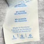 Port and Company Women's L Gray Pirate Cat Graphic Tee MEWTINY! Casual V Photo 4