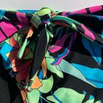 Xhilaration Bikini Bottom Large Sash Tie Cheeky High Leg Tropical Junior NWT Photo 2