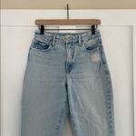 Good American  Good Mom High Rise Distressed Ankle Jeans in Blue636 Size 26 | 2 Photo 4