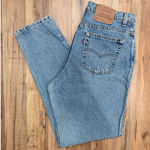 Levi's Vintage  551 Relaxed Fit Tapered Leg Jeans 16 Long Made in USA High Rise Photo 0