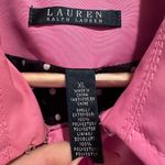 Ralph Lauren Lauren Pink Belted Trench Coat Jacket Sz XL Photo 2