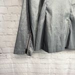 Symphony  + Note grey nylon Jacket ladies small glam preppy Photo 1
