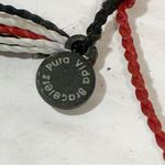 Pure Vida Maroon, Black & White String Adjustable Bracelet Photo 2