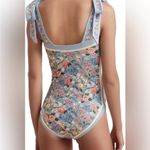 Visual Mood Grace Reversible Tie Shoulder One Piece Swimsuit SEE MEASUREMENTS Blue Size L Photo 5