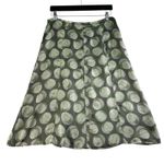 Amanda Smith VTG Y2k 8 Skirt Silk Slip Fairy Whimsy Bella Swan Midi Coquette Green Flowy Photo 0