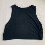 Bear Dance  Cropped Black Muscle Tee Purple Elephant Graphic Photo 6