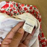 Showpo Rose Floral Long Sleeve Crop Top Red Size 6 Photo 7