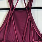 Crystal Doll  Size 7 Sleeveless Caged Neck & Back Satin Finish Dress Photo 8