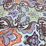 ZARA  trafaluc gold and brown warm tone paisley dress sleeveless short dress sm Photo 4