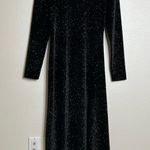 Reformation  sparkle/glitter dress black medium Photo 0
