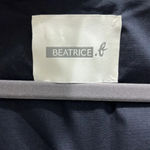 Beatrice.B Anthropologie Striped Tassel Embroidered Vest Sz XL US 10 Black Photo 4