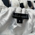 Wishlist Apparel Leopard Print Midi Skirt Satin Look Women's Size Small White Photo 2