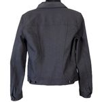 Ralph Lauren  Black Coated Sparkle Denim Jacket Photo 11