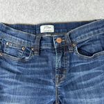 J.Crew Curvy Toothpick Jeans, Size 24, Dark Blue Wash, High-Rise Skinny Fit Photo 3